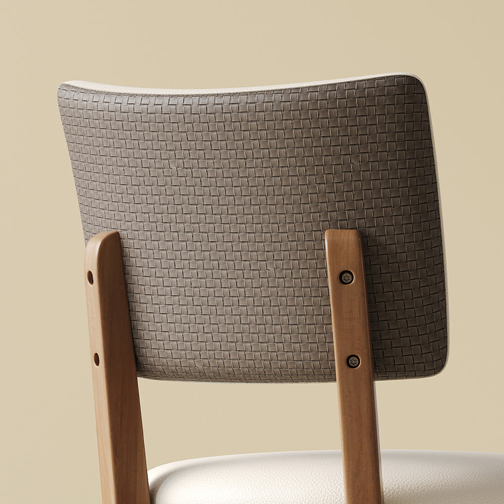 Mid-Century Modern wood feet  Dining Chair (Set of 2) – Stylish Wooden Chairs for Dining Room, Kitchen, or Living Room, Comfortable & Durable, Easy to Assemble